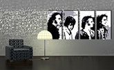Ročno poslikano slikarstvo POP Art Beatles 4 kosi bea5 | različne velikosti